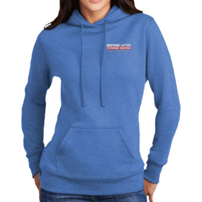 Before&After Fitness - Ladies Core Fleece Pullover Hooded Sweatshirt Thumbnail