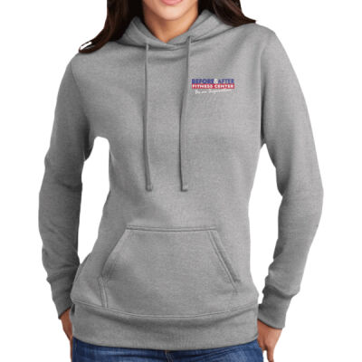 Before&After Fitness - Ladies Core Fleece Pullover Hooded Sweatshirt Thumbnail